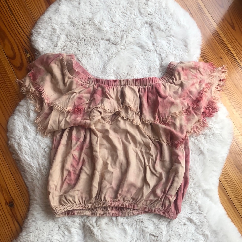Surf gypsy off shoulder top